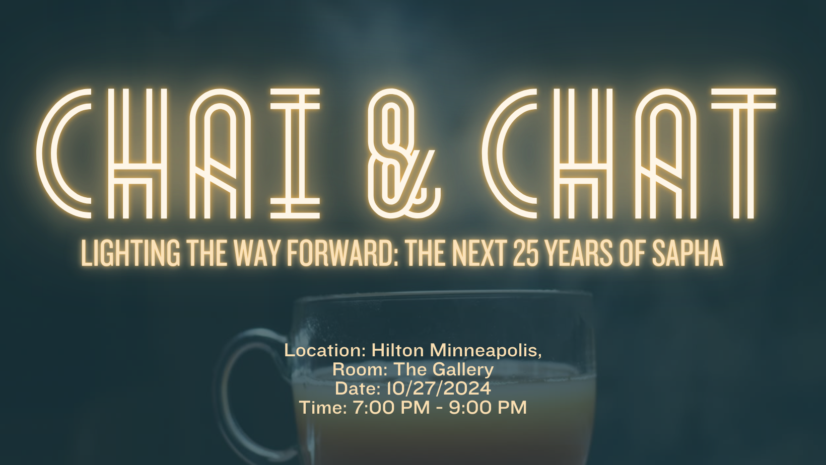 Join us for Chai & Chat 2024